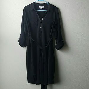 Motherhood Maternity Shirt Dress with Tie